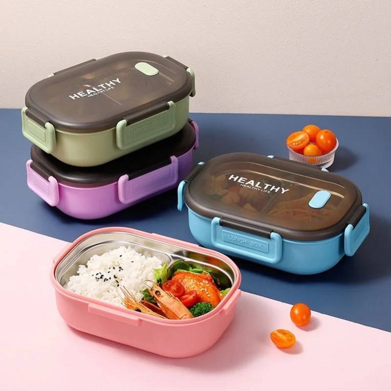 Lunchbox, 900 ml, Edelstahl, v – Bento Box Two Tier Bewertung und Preis