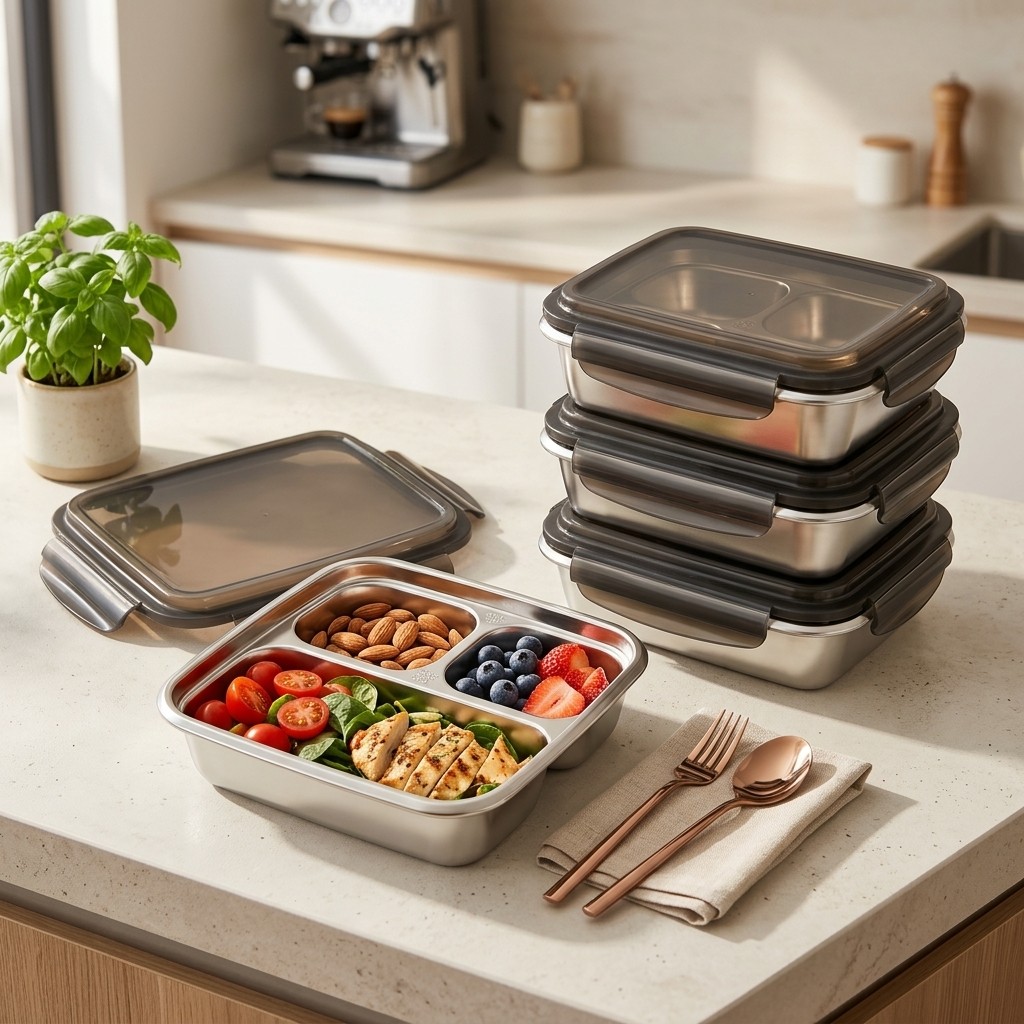 Großer Lunchbehälter mit Decke – Bento Box Two Tier Bewertung und Preis