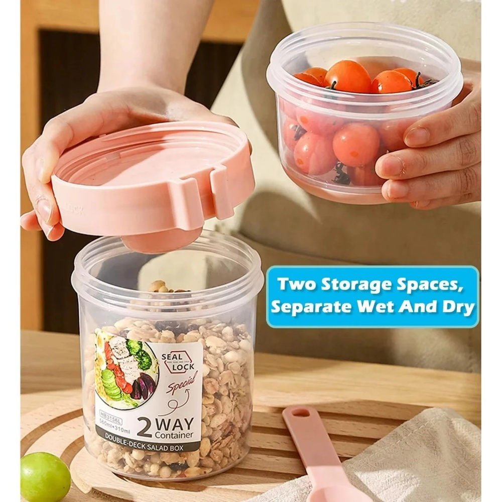 Tragbare Salat Tasse Frühstück – Bento Box Two Tier Bewertung und Preis