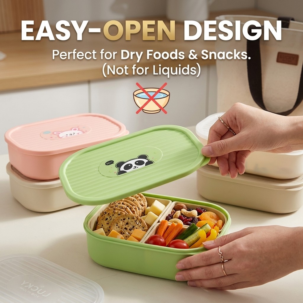 Tragbarer, unterteilter Kunsts – Bento Box Two Tier Bewertung und Preis