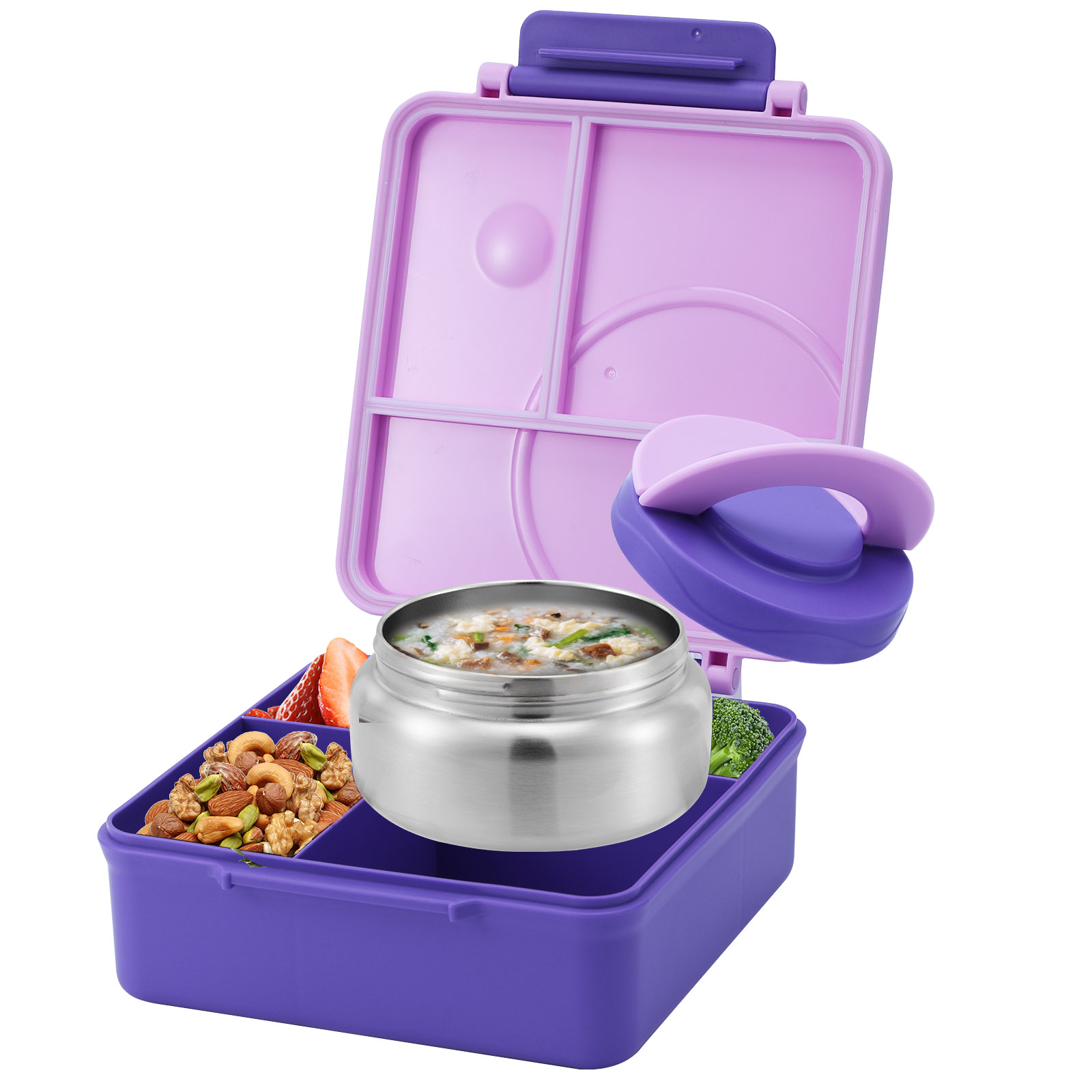Lunchbox mit vier Gittern und  – Bento Box Two Tier Bewertung und Preis