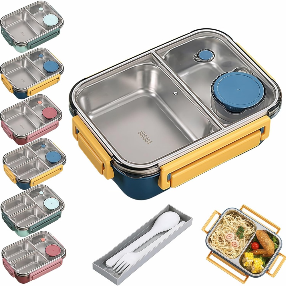850 ml tragbare Lunchboxen für – Bento Box Two Tier Bewertung und Preis