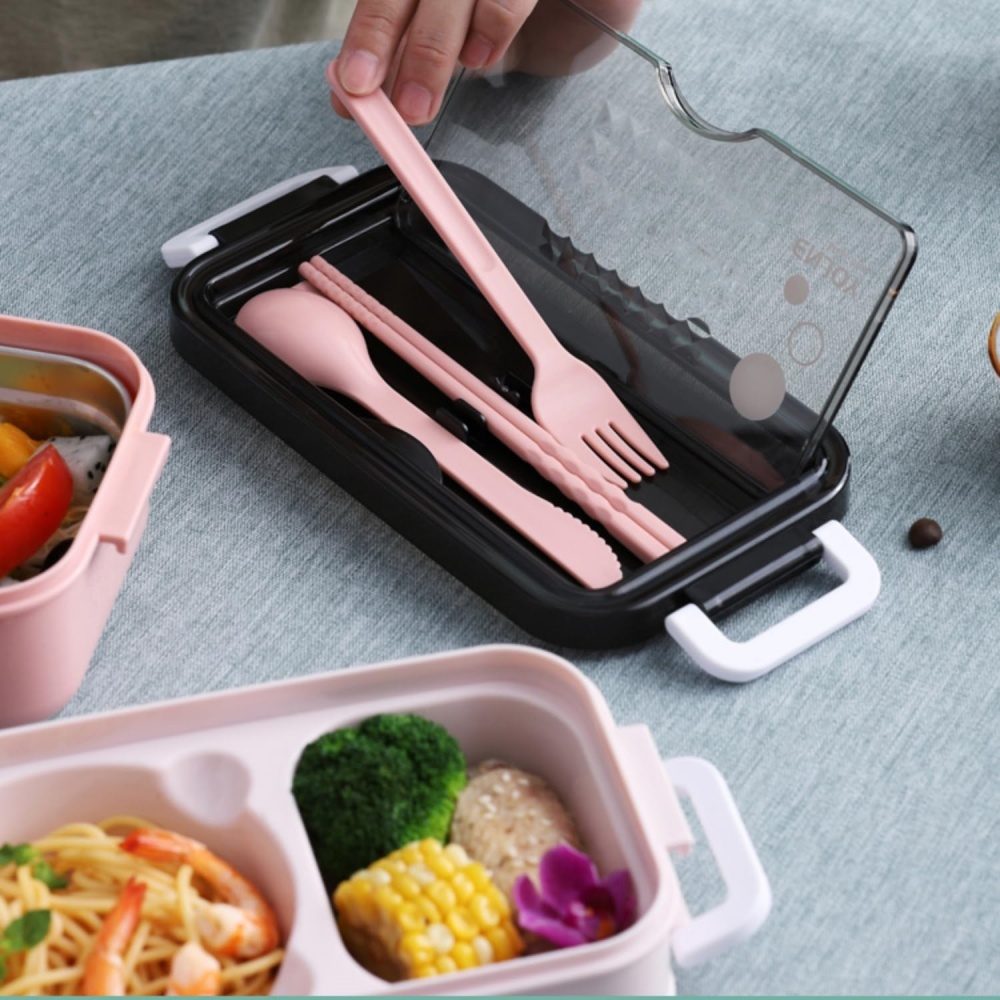 1 Stück Lunchbox, doppellagig, – Bento Box Two Tier Bewertung und Preis