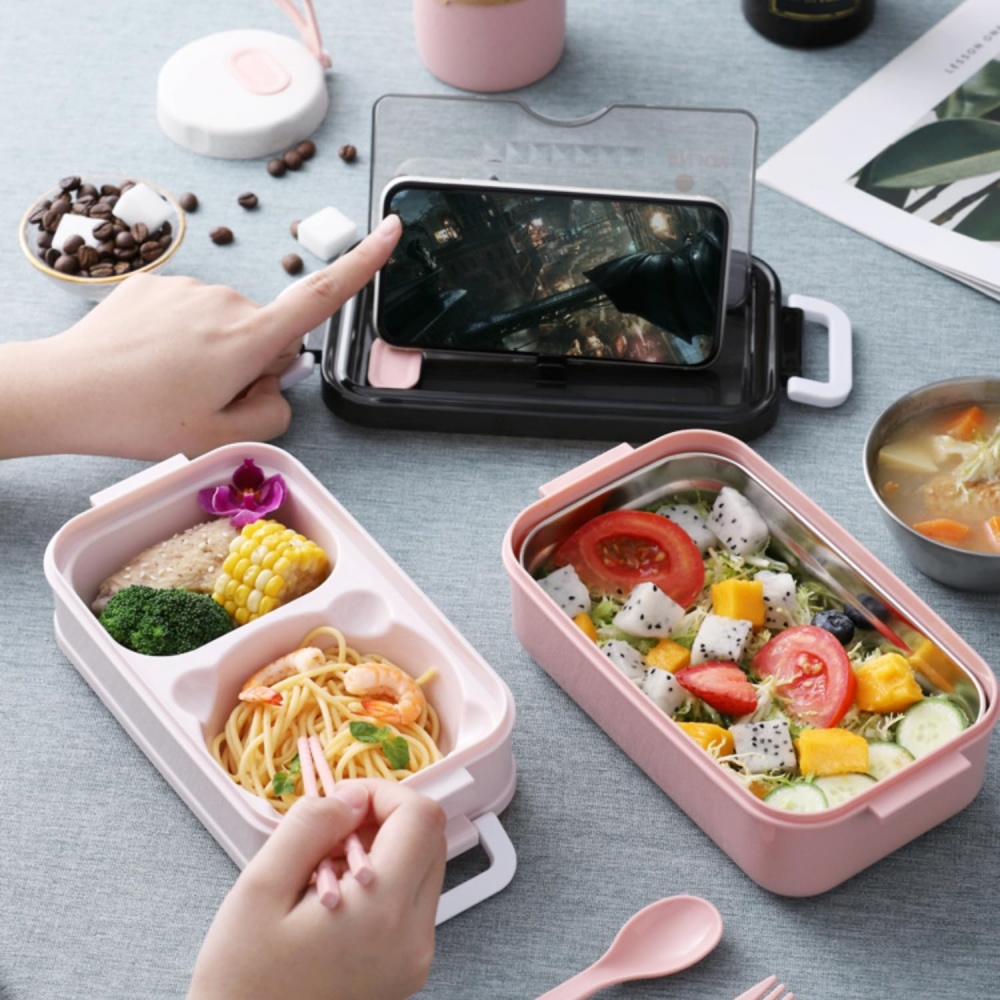 1 Stück Lunchbox, doppellagig, – Bento Box Two Tier Bewertung und Preis