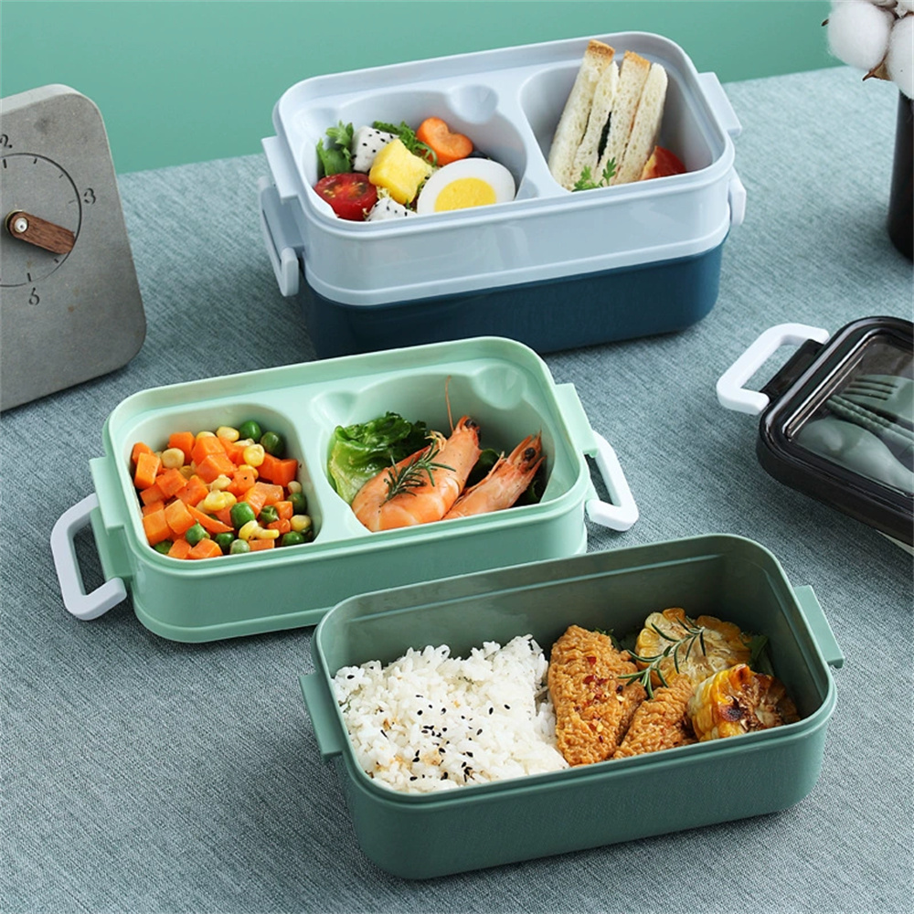 1 Stück Lunchbox, doppellagig, – Bento Box Two Tier Bewertung und Preis