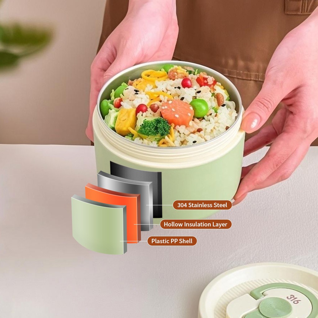 Thermisch isolierte Bento-Lunc – Bento Box Two Tier Bewertung und Preis